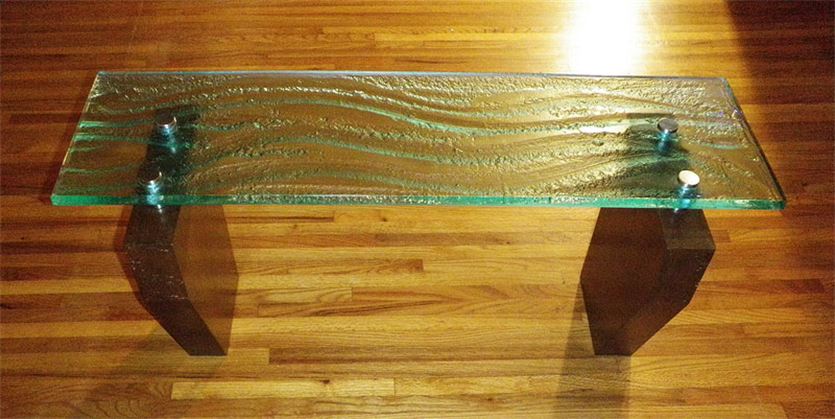 Glass Bench