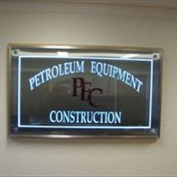 Glass Sign - Construction