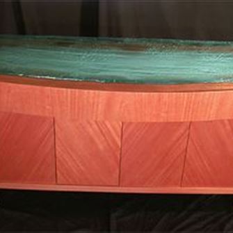 Glass Credenza