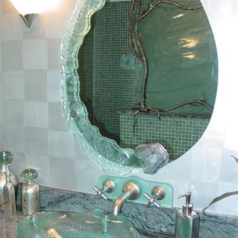 Vessel Sink - Organic w/ Mirror